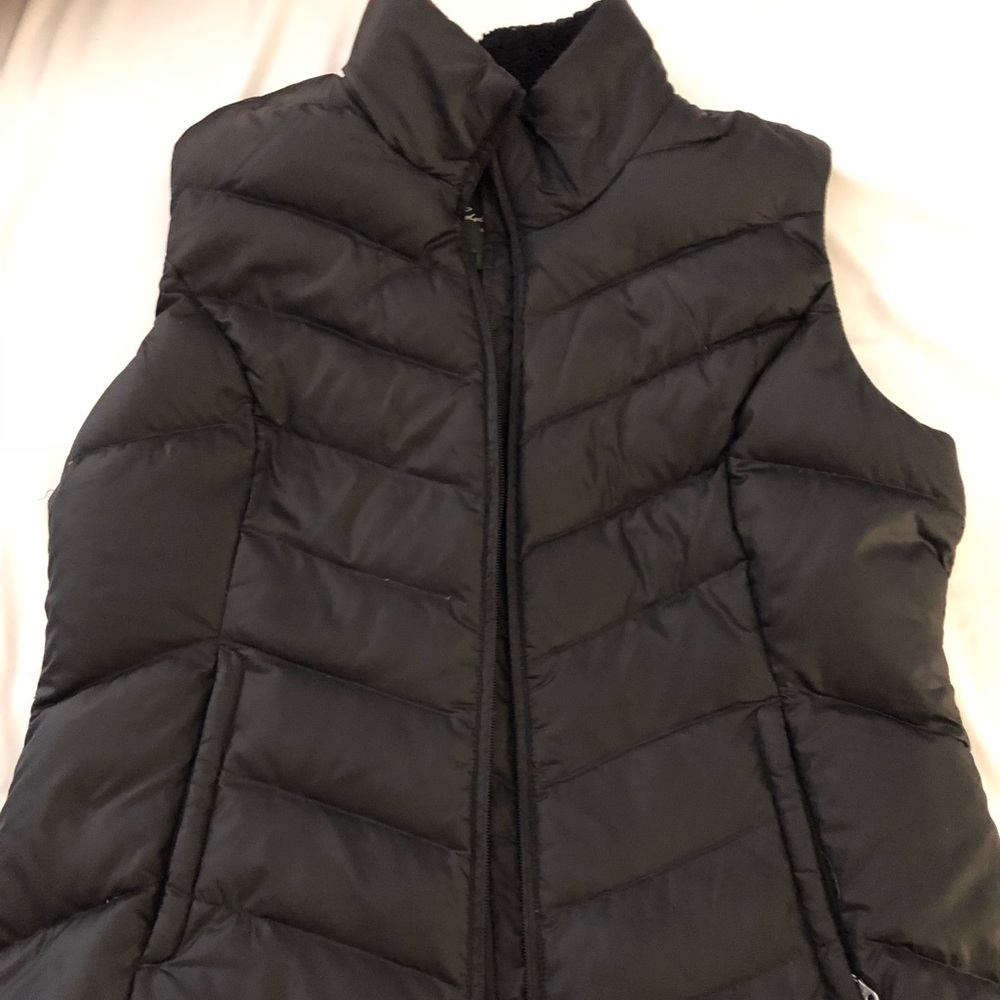 Eddie Bauer black down vest